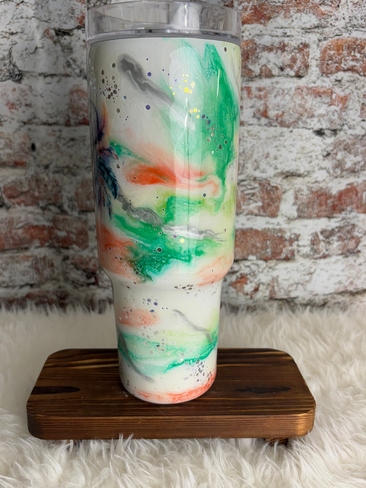 πΏ Spirit of the Wild β 40oz Horse & Dreamcatcher Tumbler π