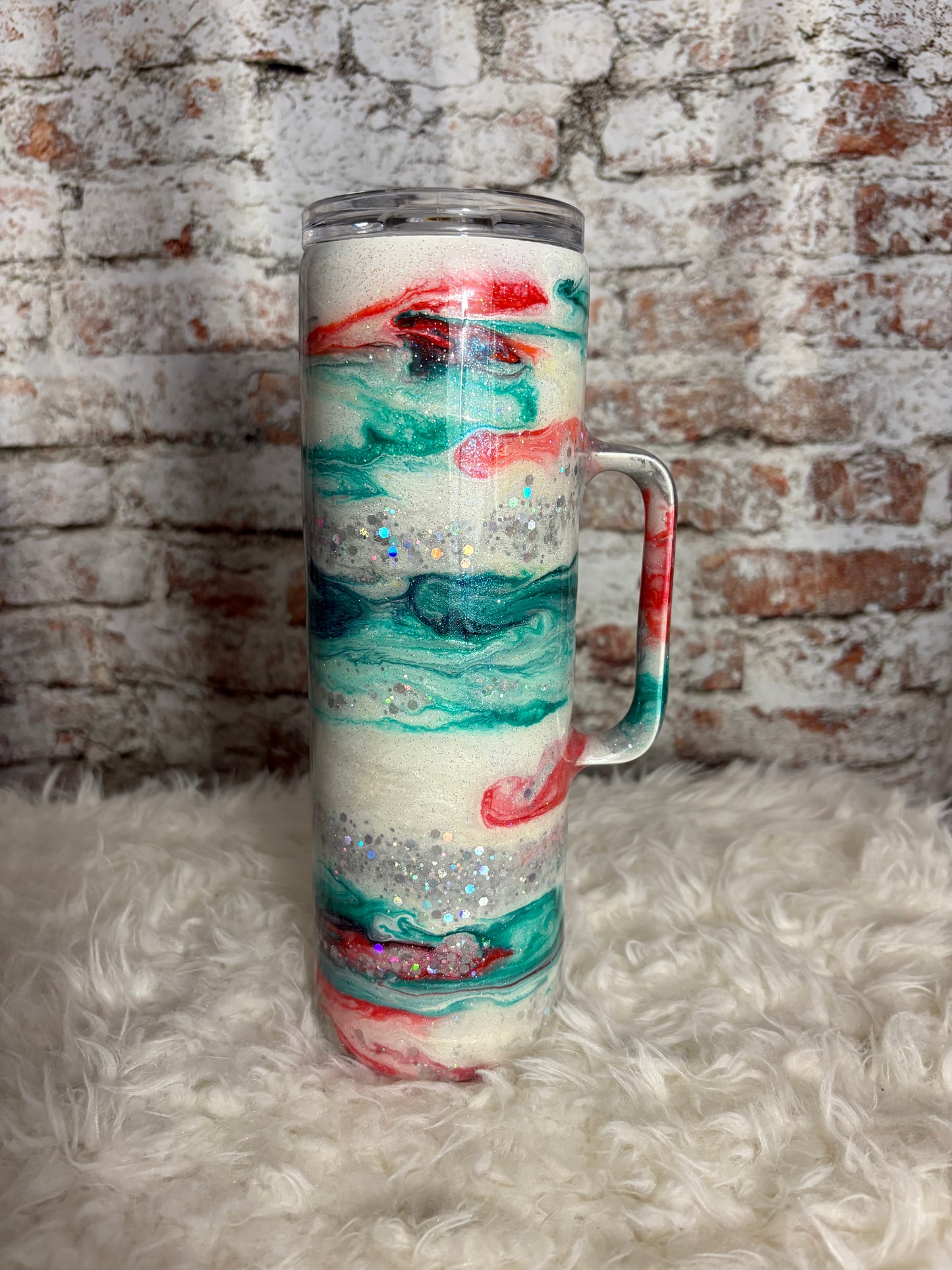 🌴 “Endless Summer Vibes” 30 oz Handled Tumbler ☀️