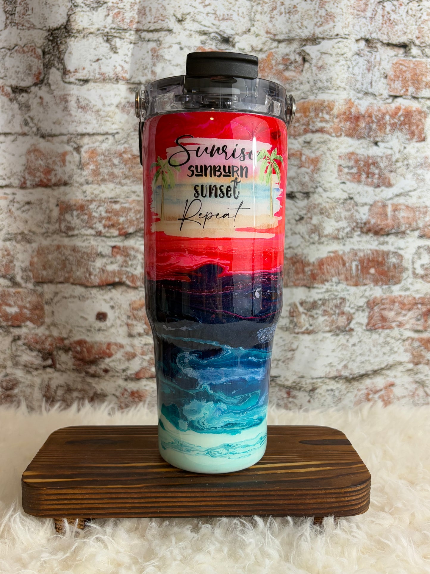 π
30 oz Sunset Beach Hydro Tumbler π