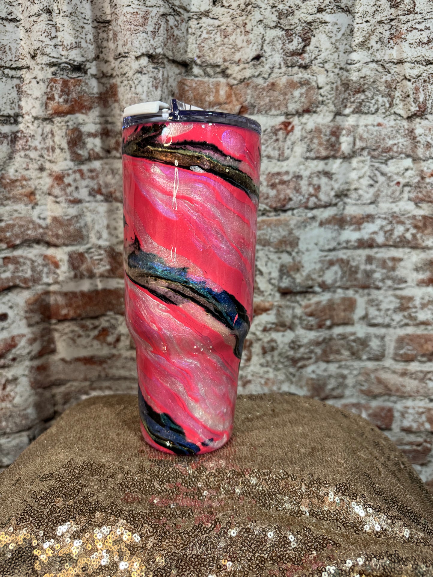 Pink swirl