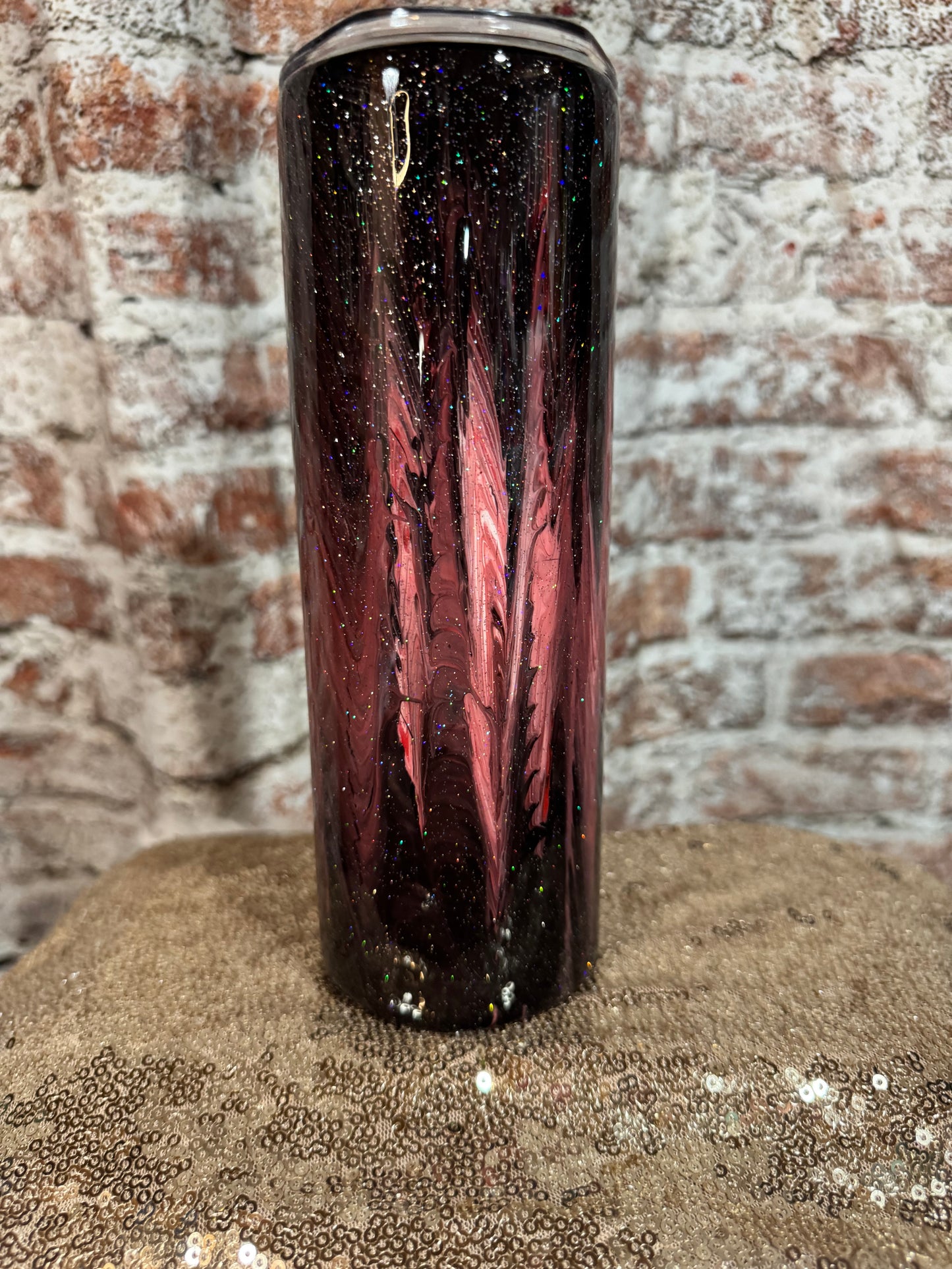 Pink and black bead method