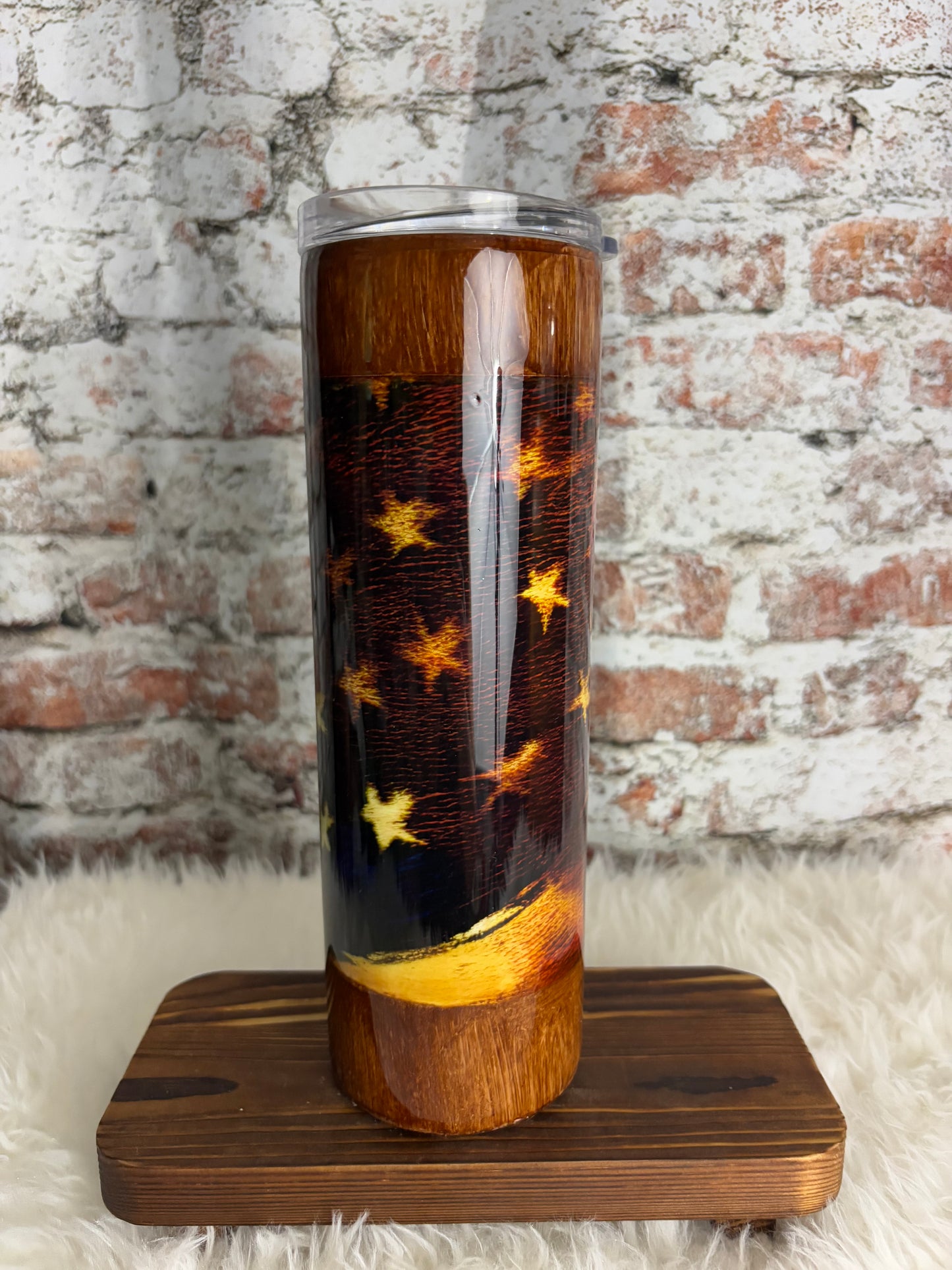 πΊπΈ Rustic Glory β 30oz Patriotic Stars Tumbler π