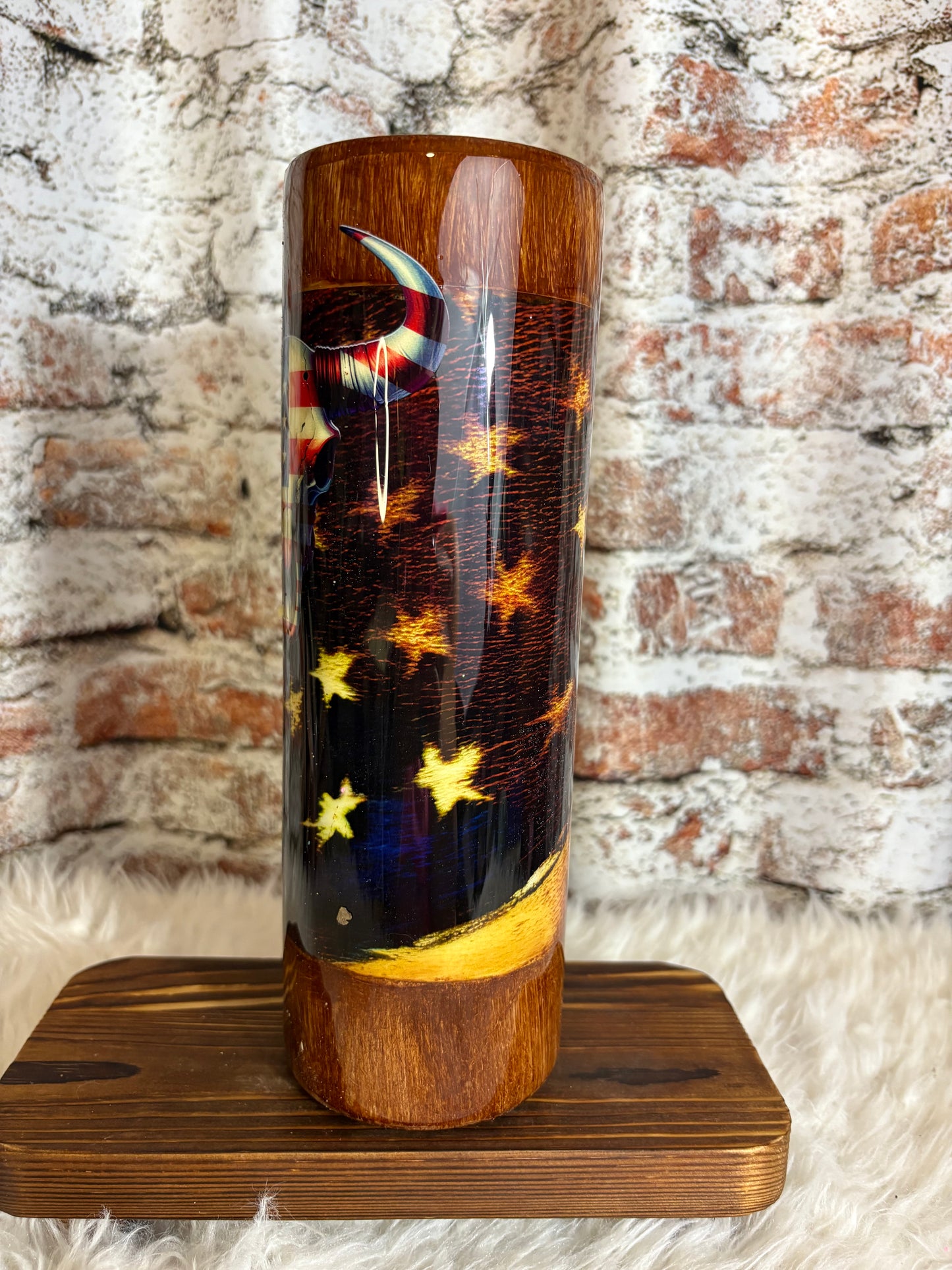 πΊπΈ Rustic Patriot 30oz Tumbler β Stars, Stripes & Southern Grit π€