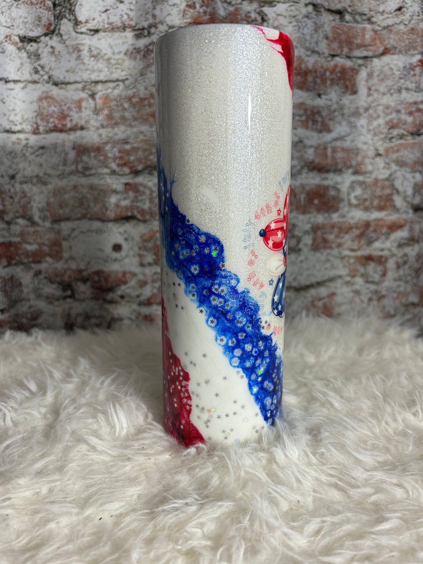 π Stars & Stripes Balloon Dog Tumbler β 35 oz of Patriotic Fun πΊπΈ