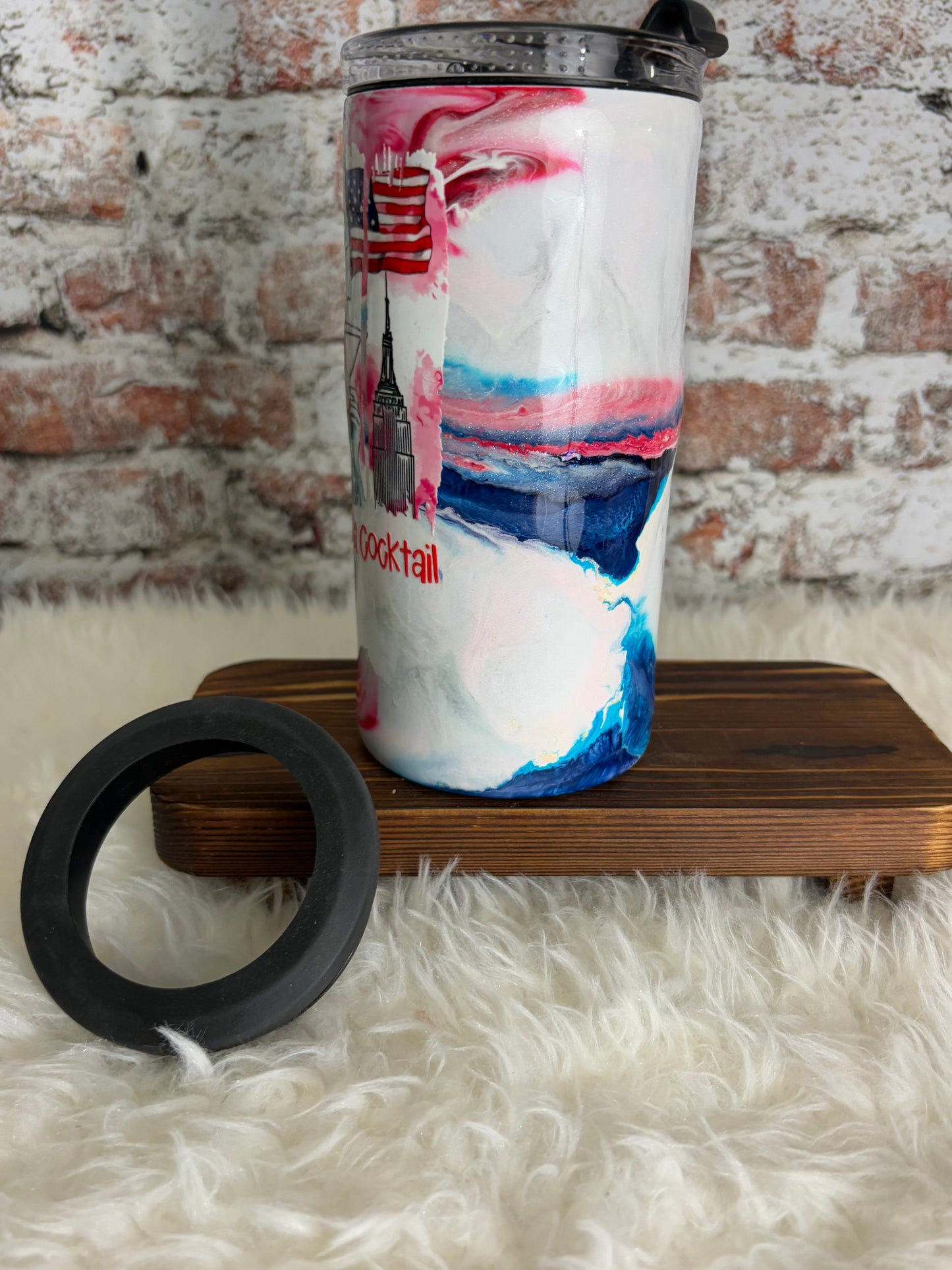 π½ America Needs a Cocktail β 14oz Glow-in-the-Dark Can Coozie πΈ