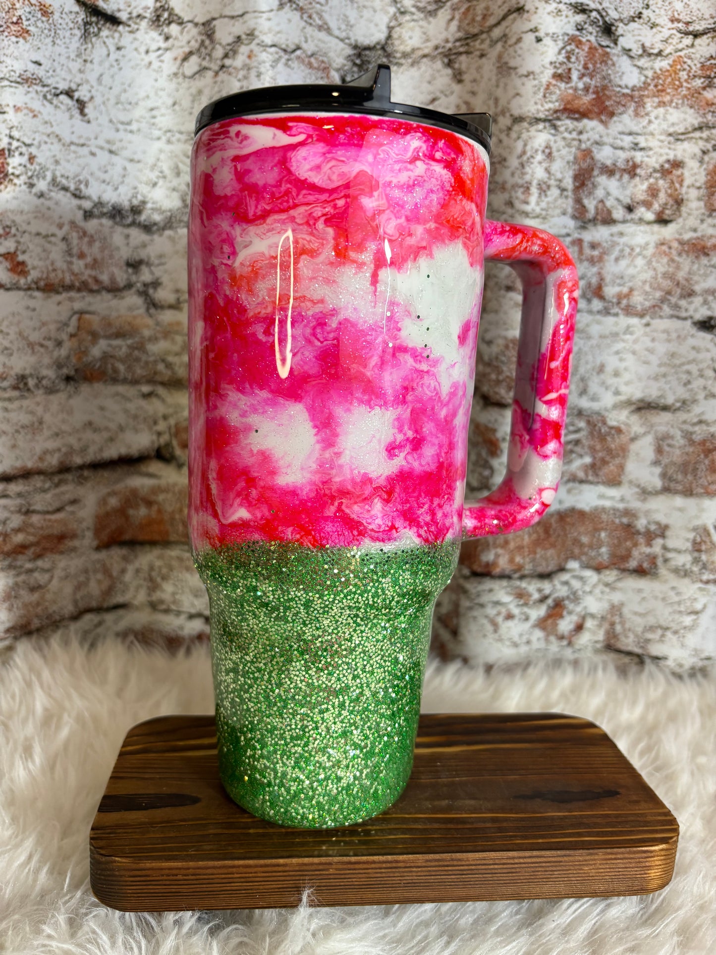 ππ Summer Vibes Watermelon Tumbler β 40oz of Sweet Sunshine! β¨