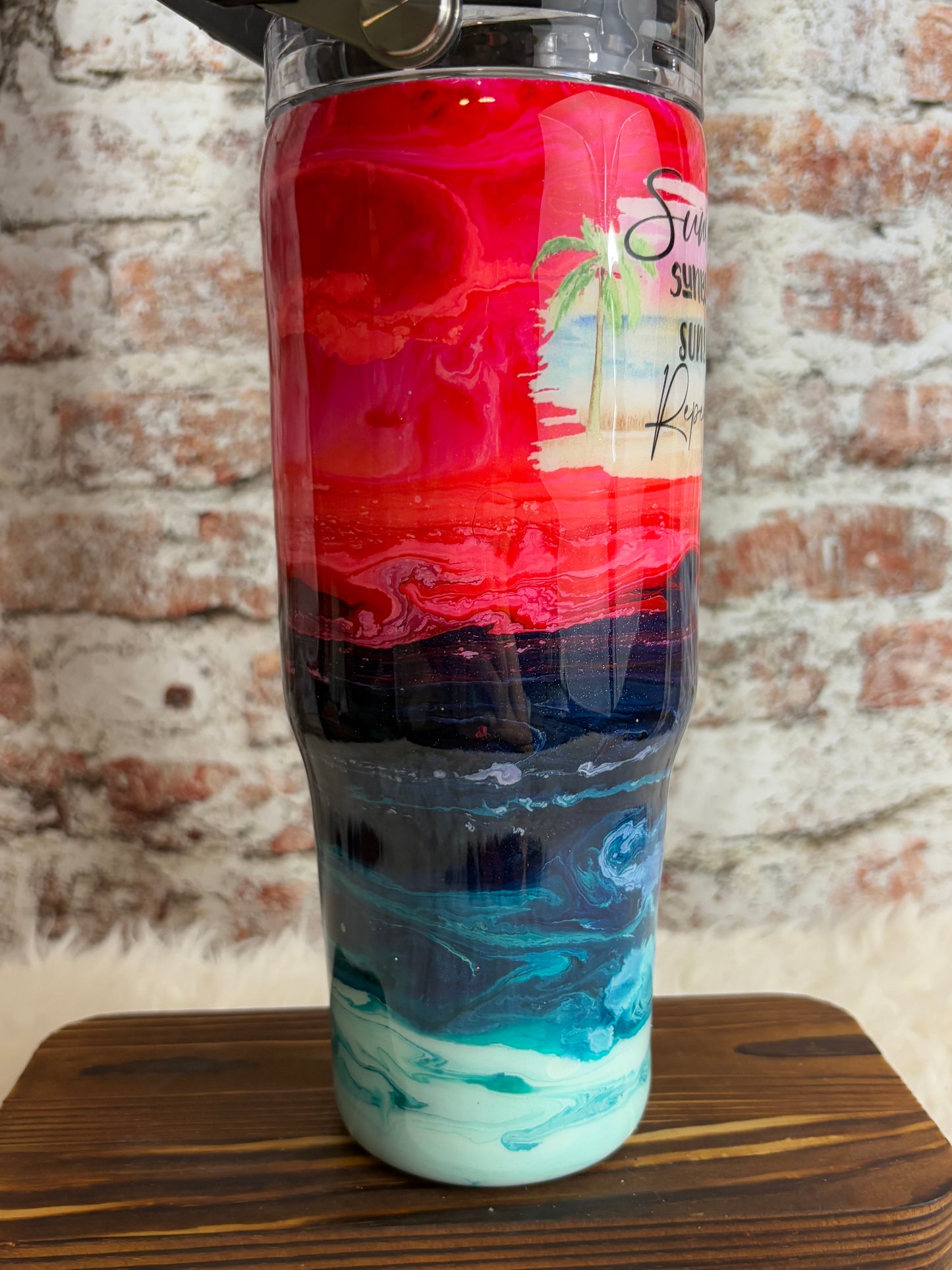 π
30 oz Sunset Beach Hydro Tumbler π