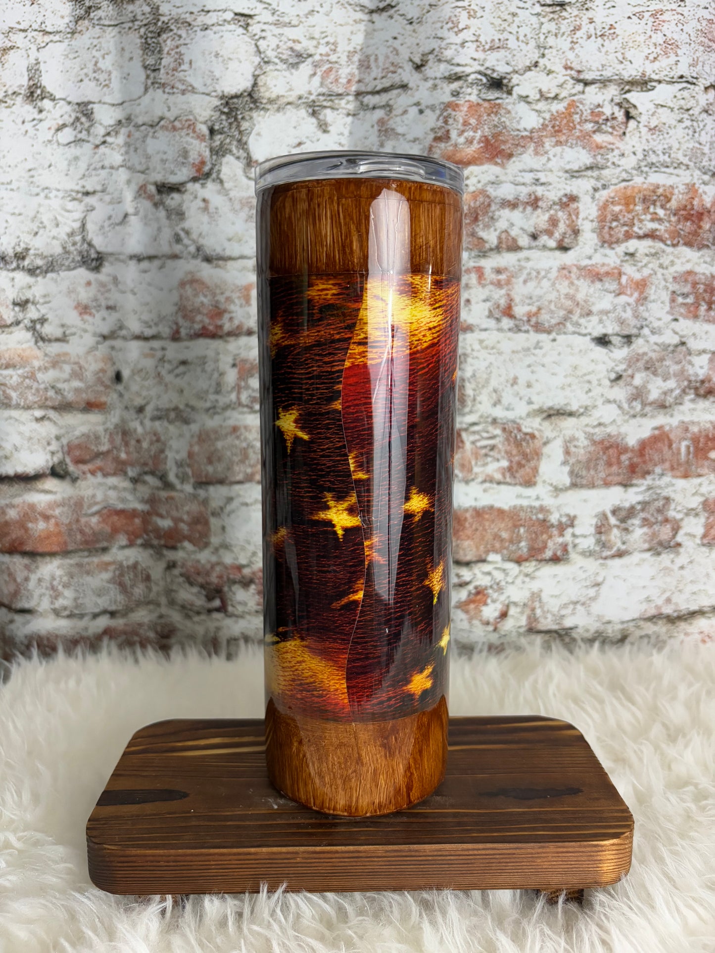 πΊπΈ Rustic Glory β 30oz Patriotic Stars Tumbler π