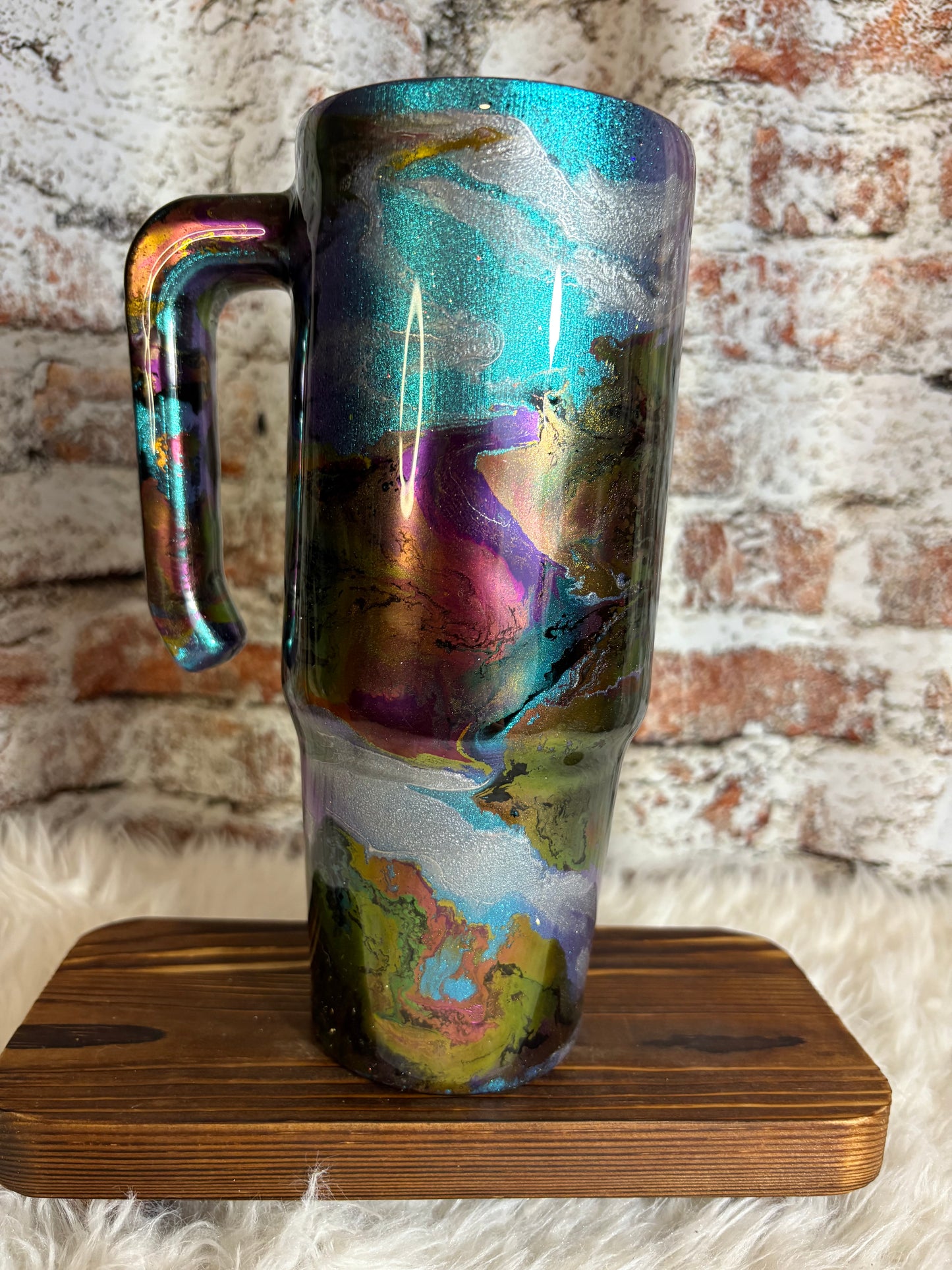 π€β¨ Oil Slick Magic Tumbler β 30oz of Iridescent Attitude ππ₯