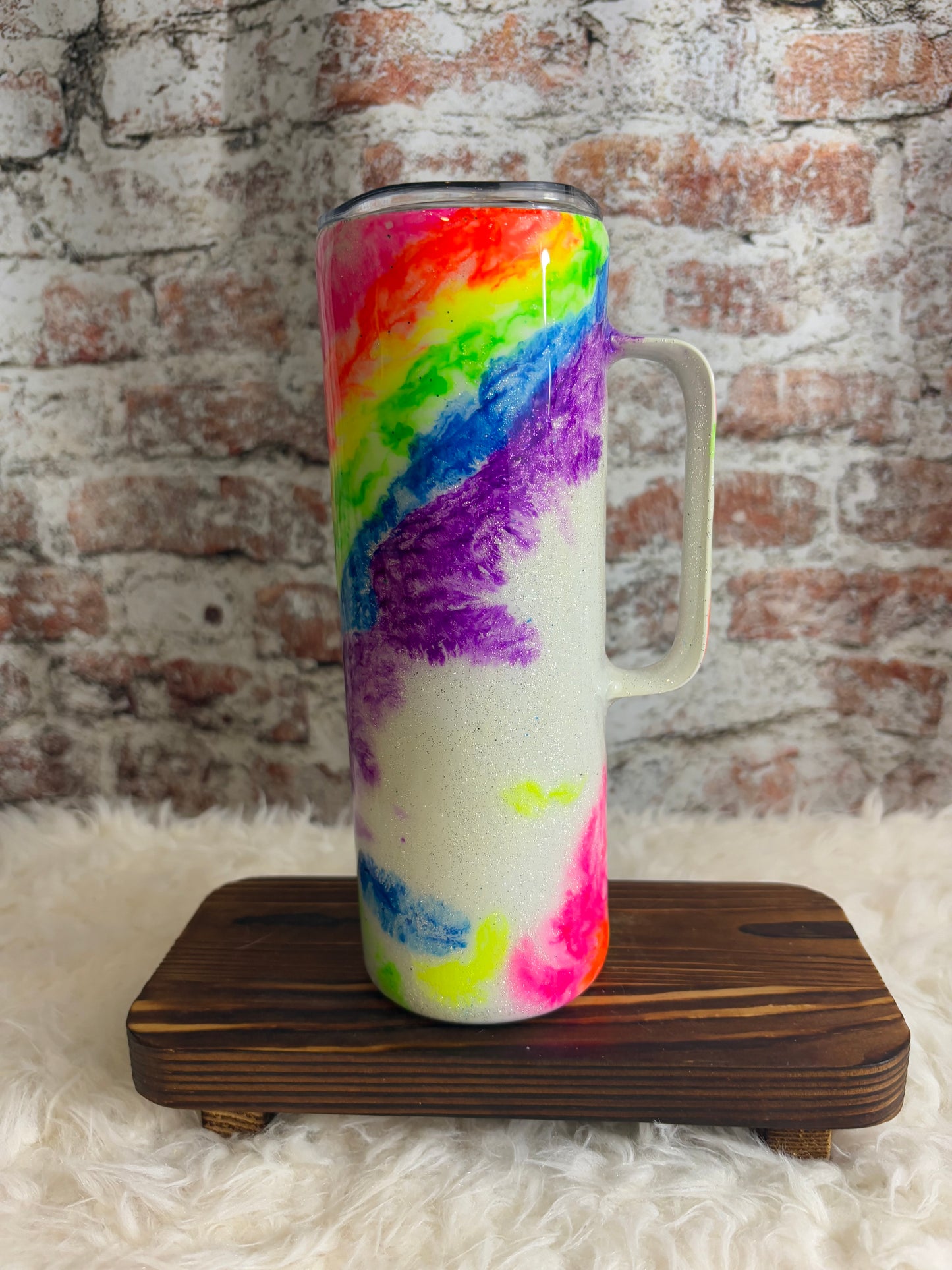 ☀️ Hello Summer Rainbow Vibes Tumbler ☀️