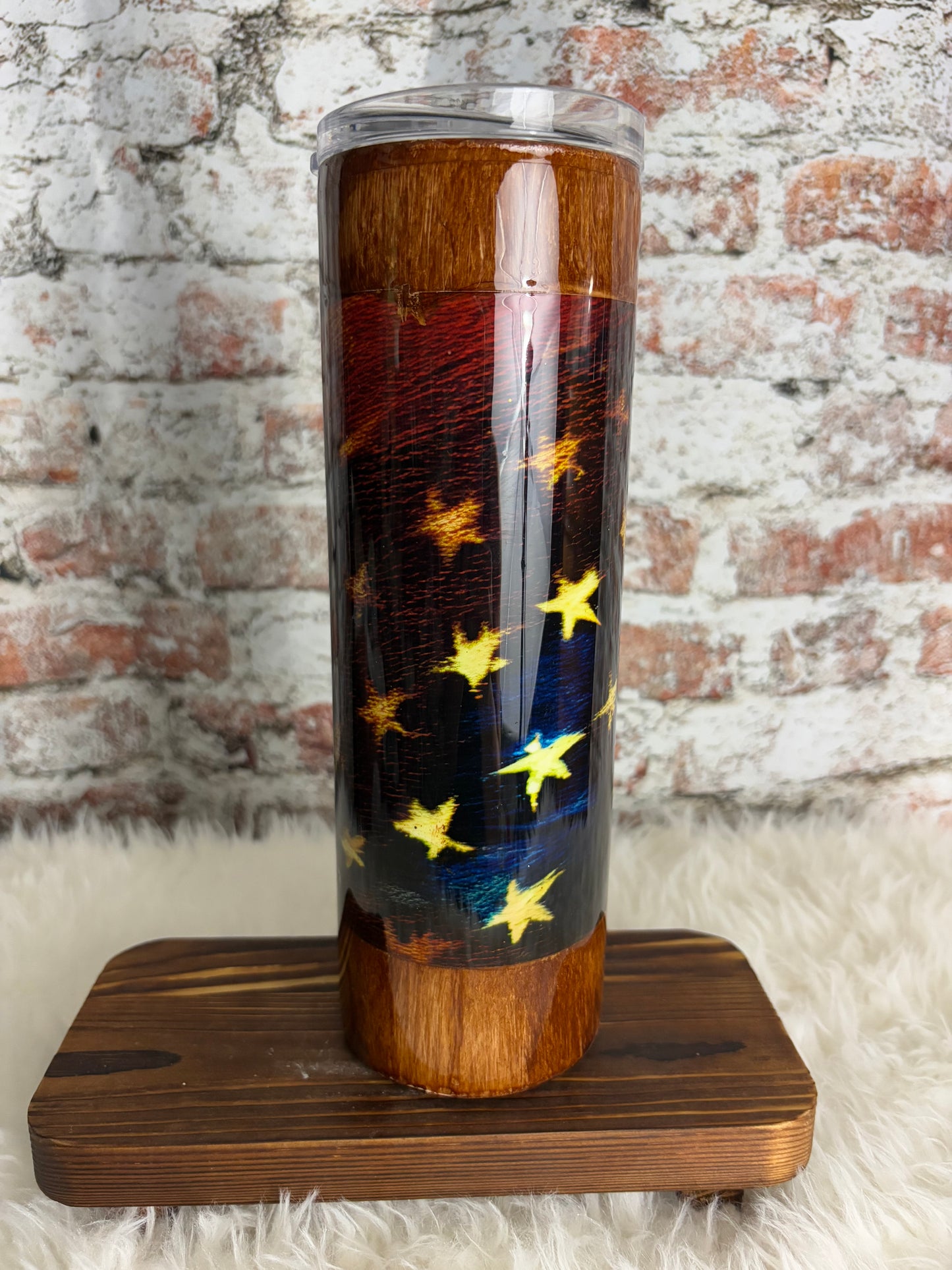 πΊπΈ Rustic Glory β 30oz Patriotic Stars Tumbler π