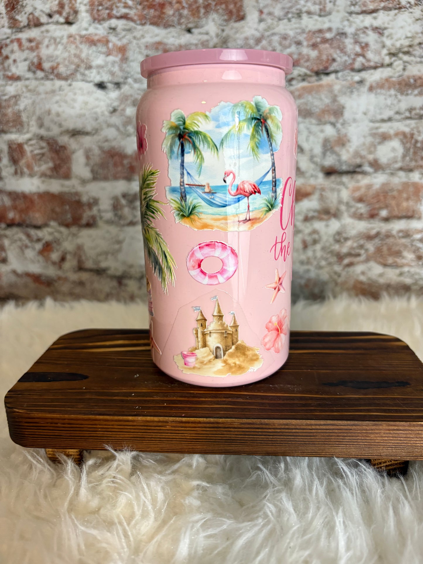Chase the Sun – 16 oz Beach Day Dream Tumbler