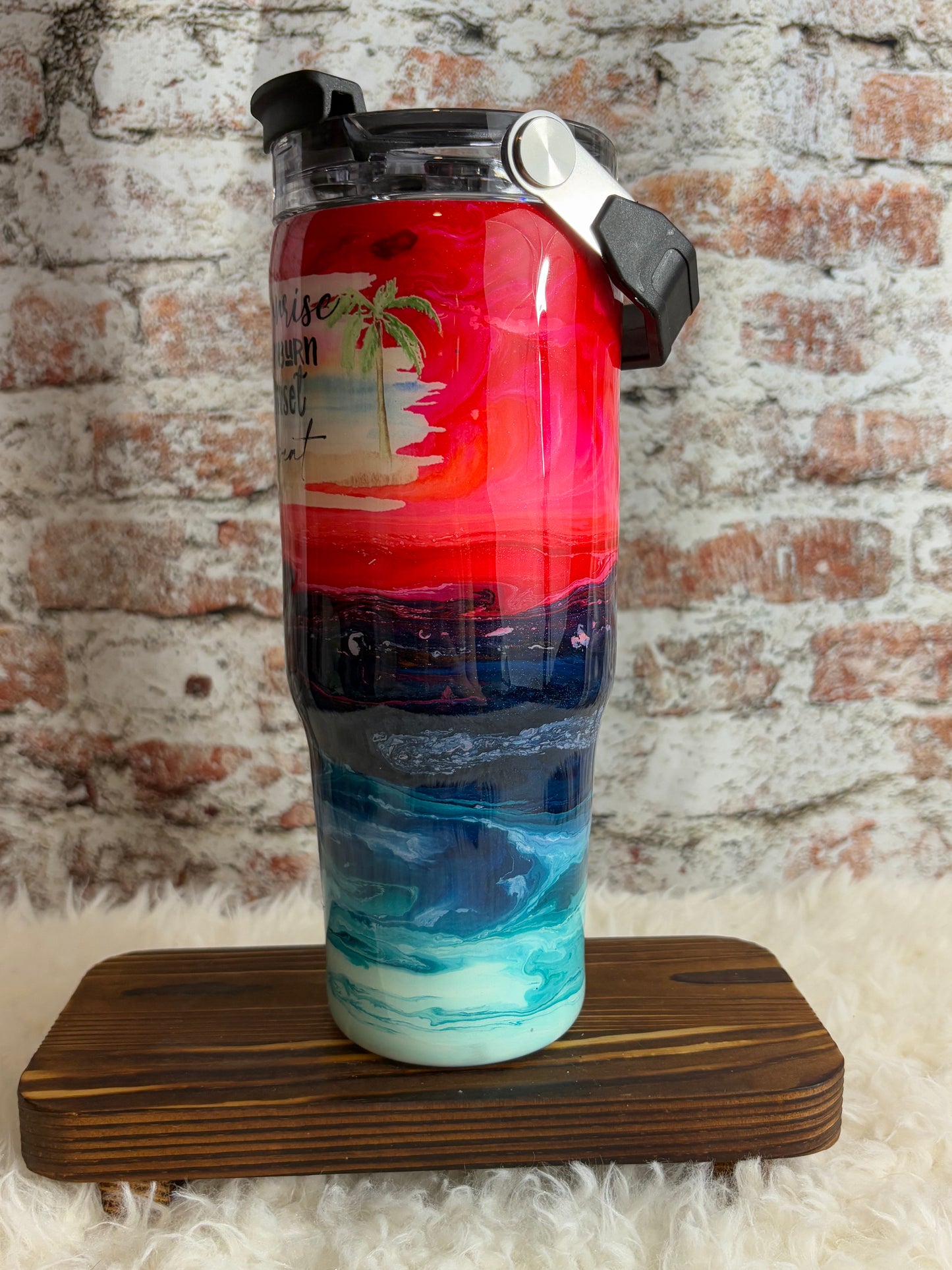 π
30 oz Sunset Beach Hydro Tumbler π