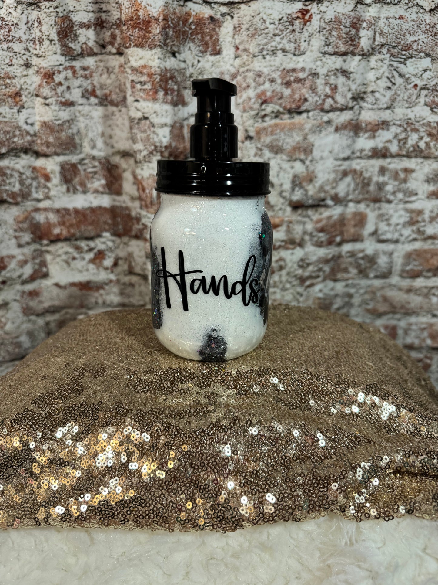 Black Rose soap dispenser
