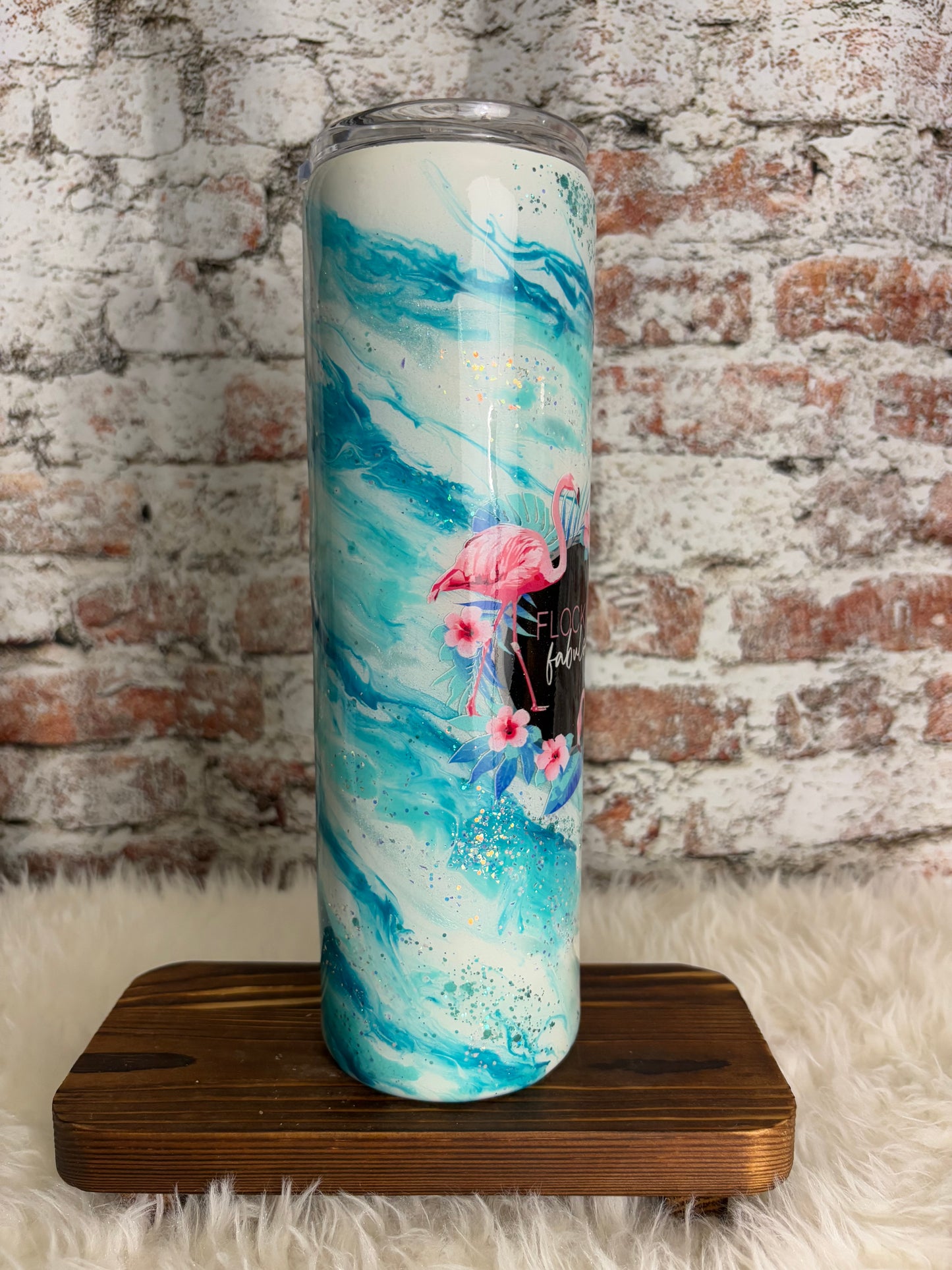 🌴 Flocking Fabulous 35oz Tumbler 🌺