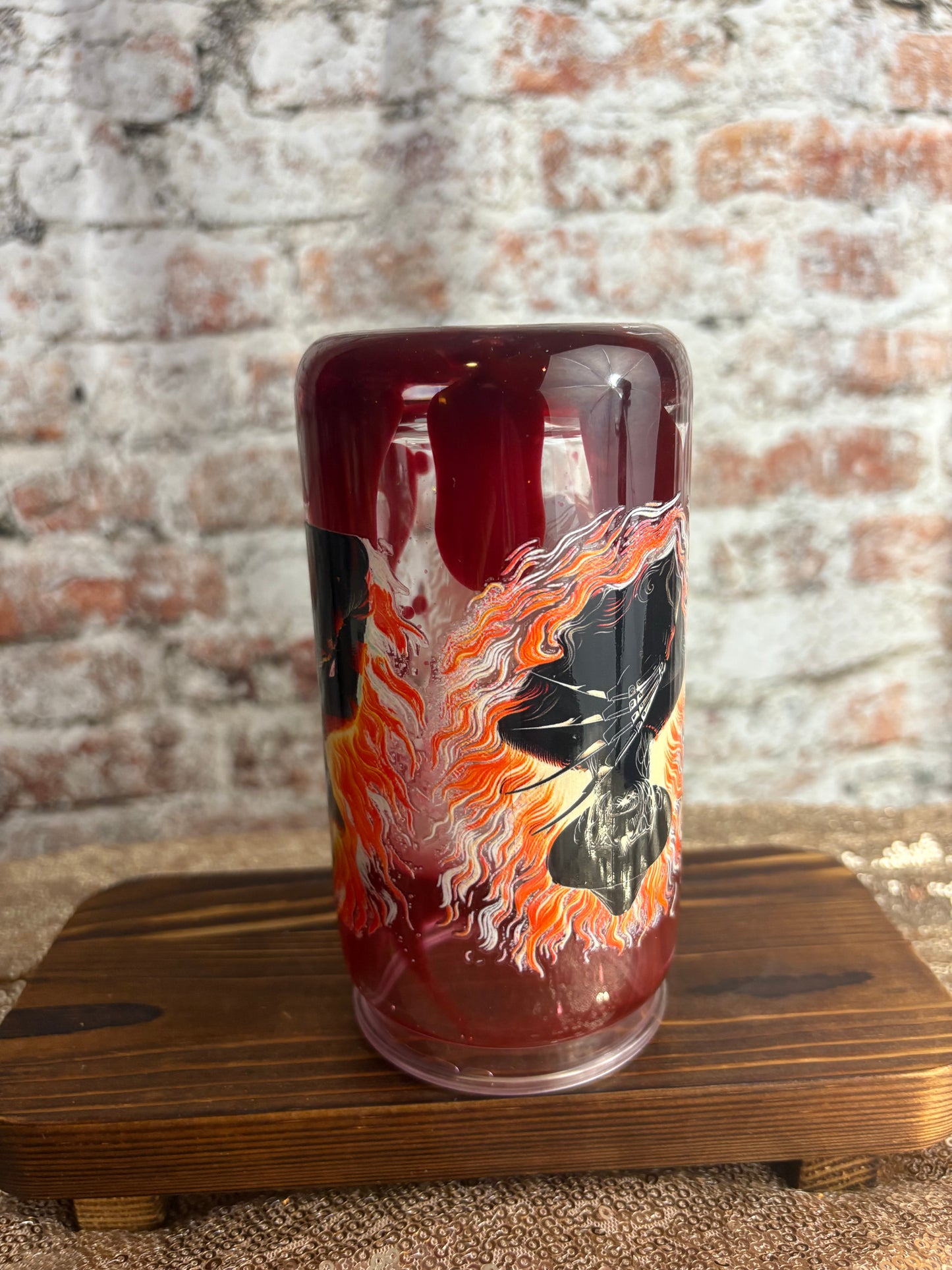 “Sip If You Dare – Freddy’s Blood Drip Tumbler”
