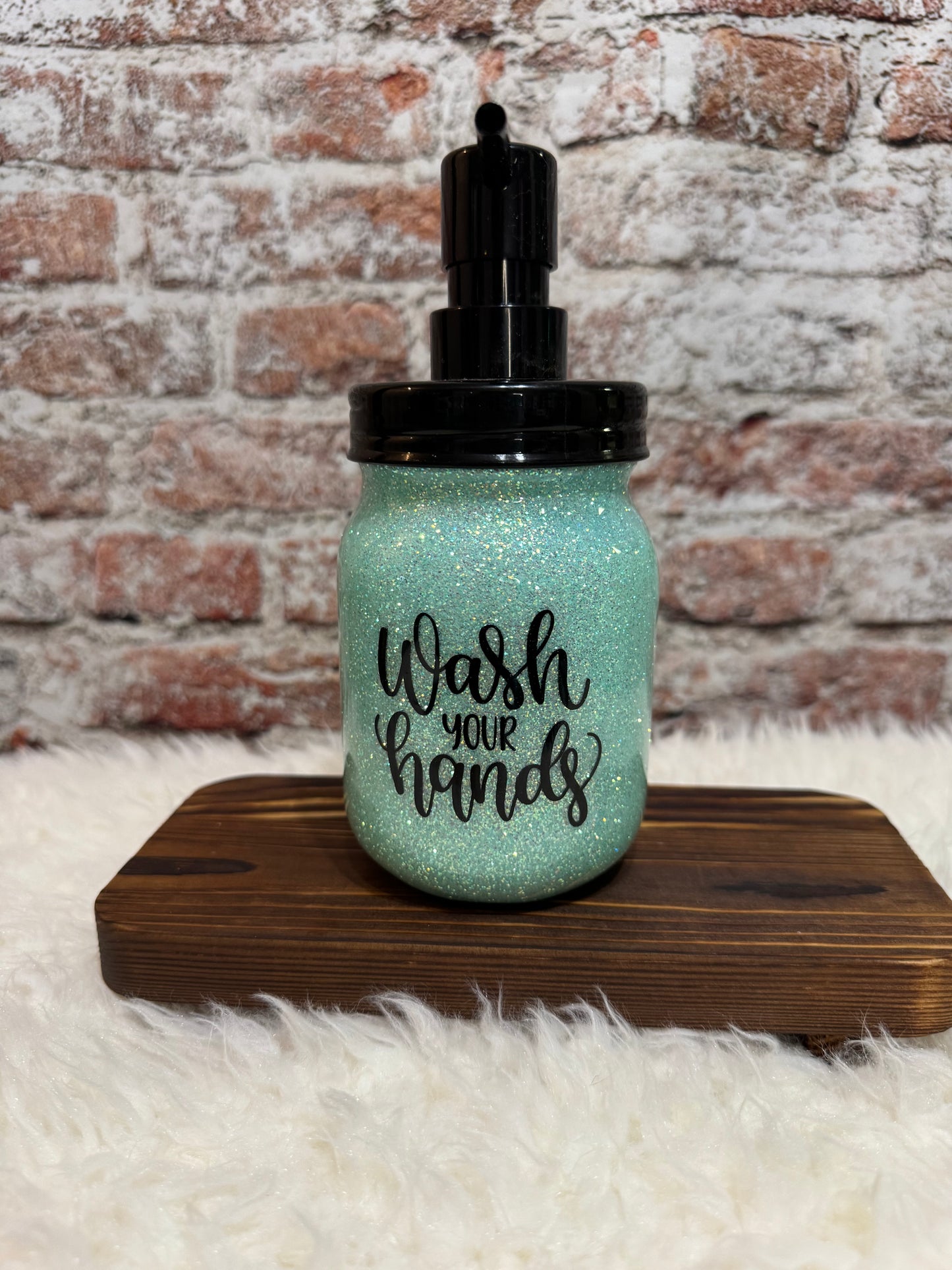 Custom made soap dispenser