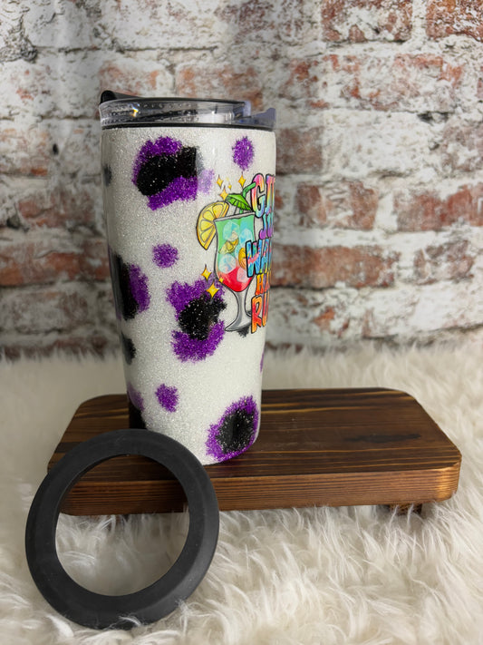 🍹 Girls Just Wanna Have RUM – 14oz Can Coozie 🍹