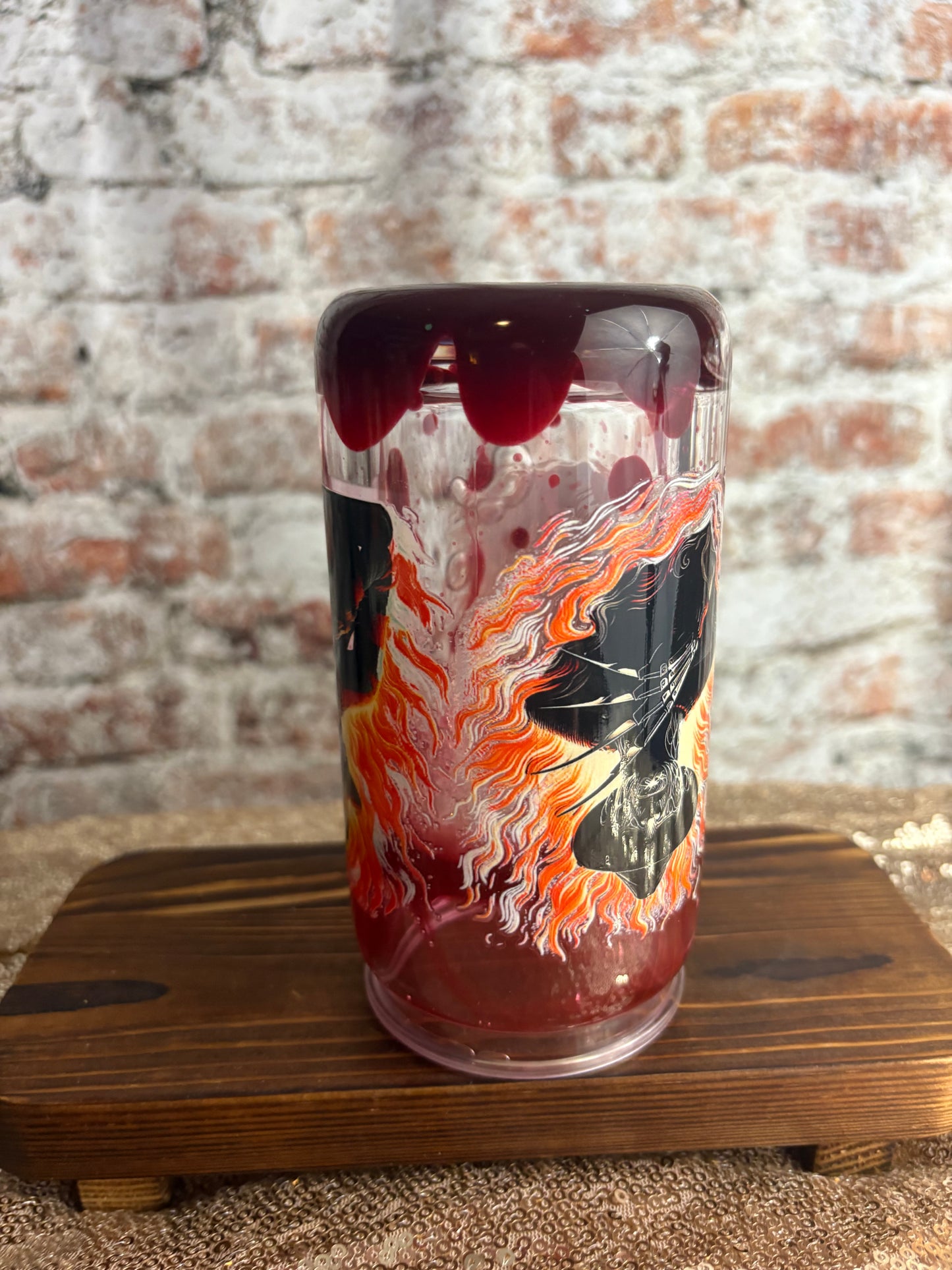 “Sip If You Dare – Freddy’s Blood Drip Tumbler”