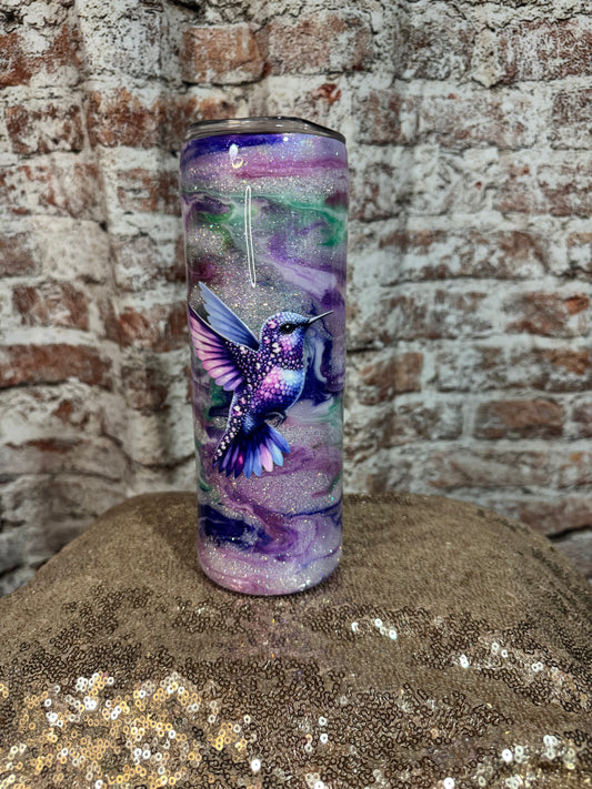 Purple hummingbird