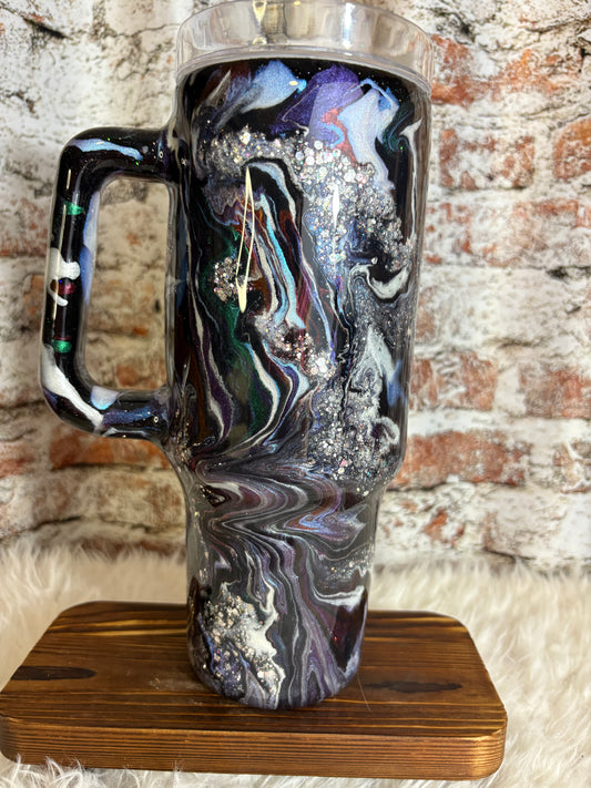 🌌✨ Galactic Glam Tumbler – 40oz of Out-of-This-World Style 🚀💫