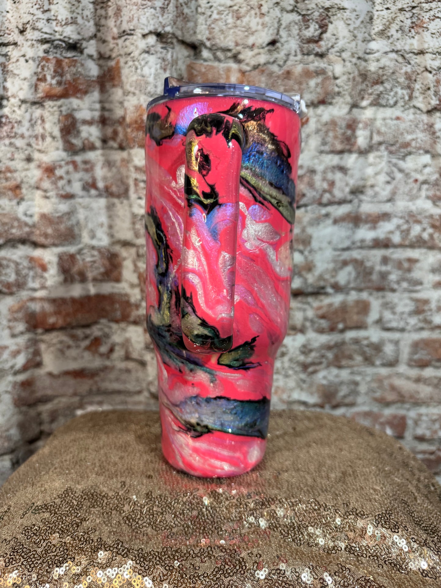 Pink swirl