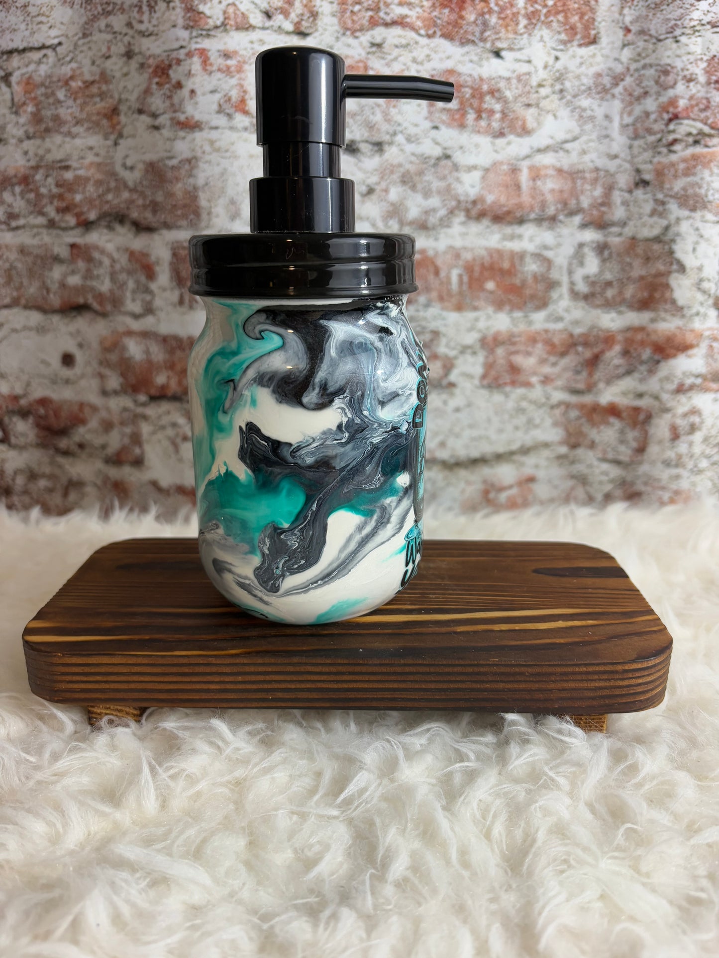 🧼 Quirky Clean Vibes – 16oz Soap Dispenser