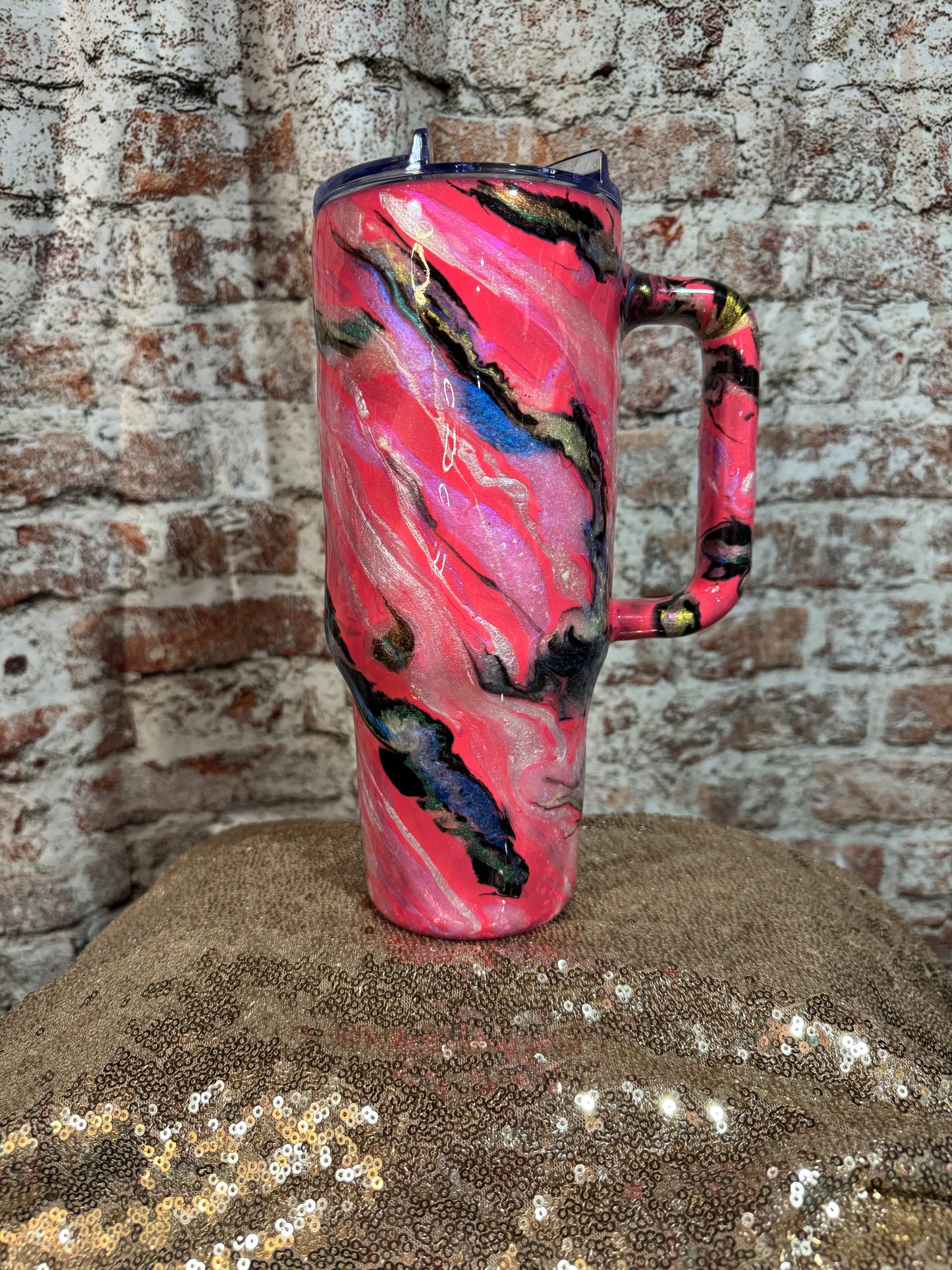 Pink swirl