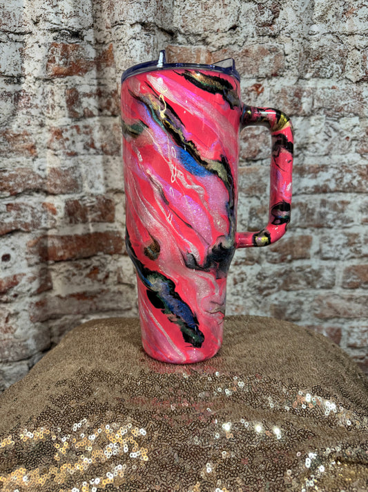 Pink swirl