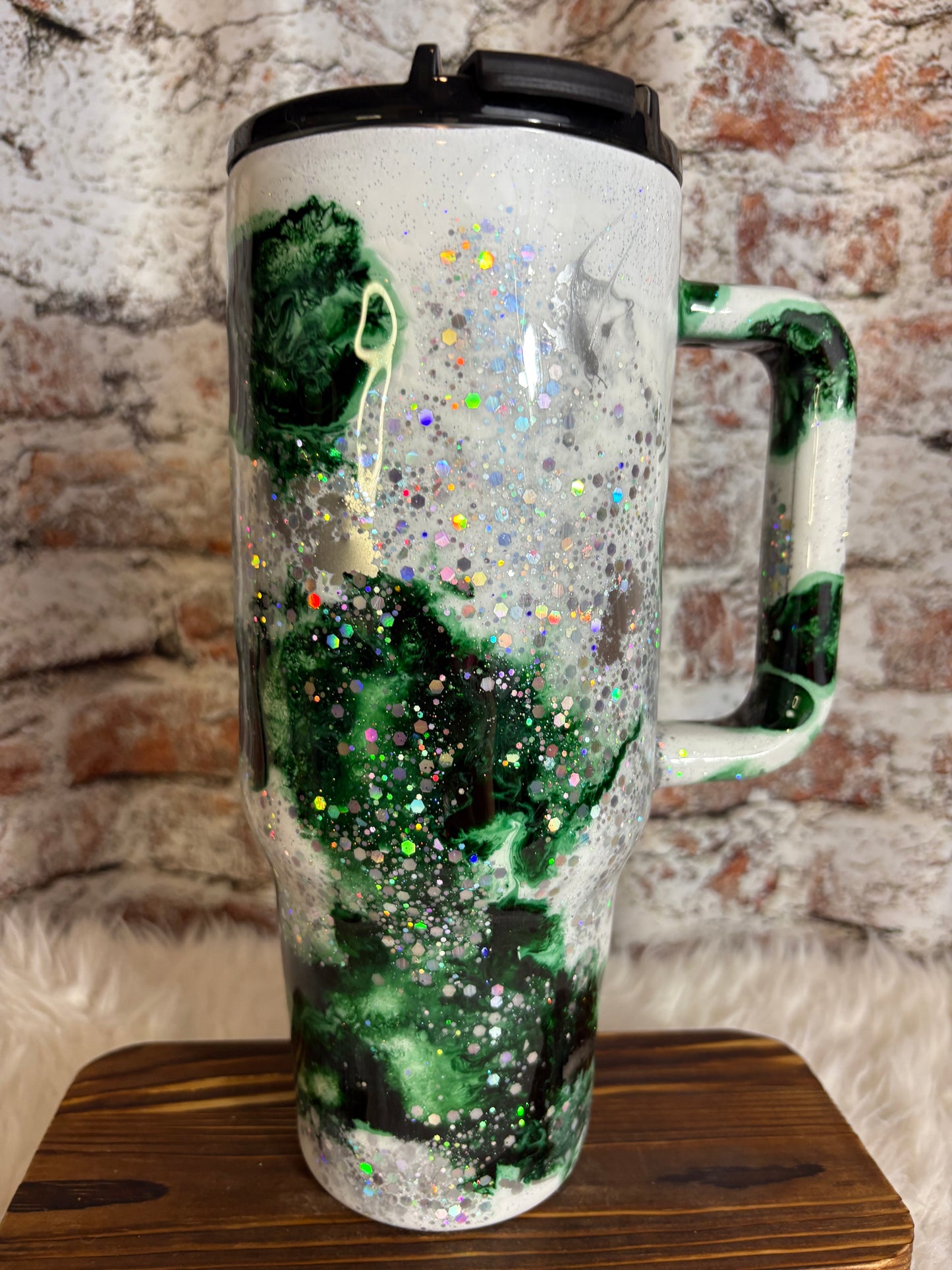 💚🐾 Van Buren Pointers Pride Tumbler – 40oz of School Spirit! 🖤