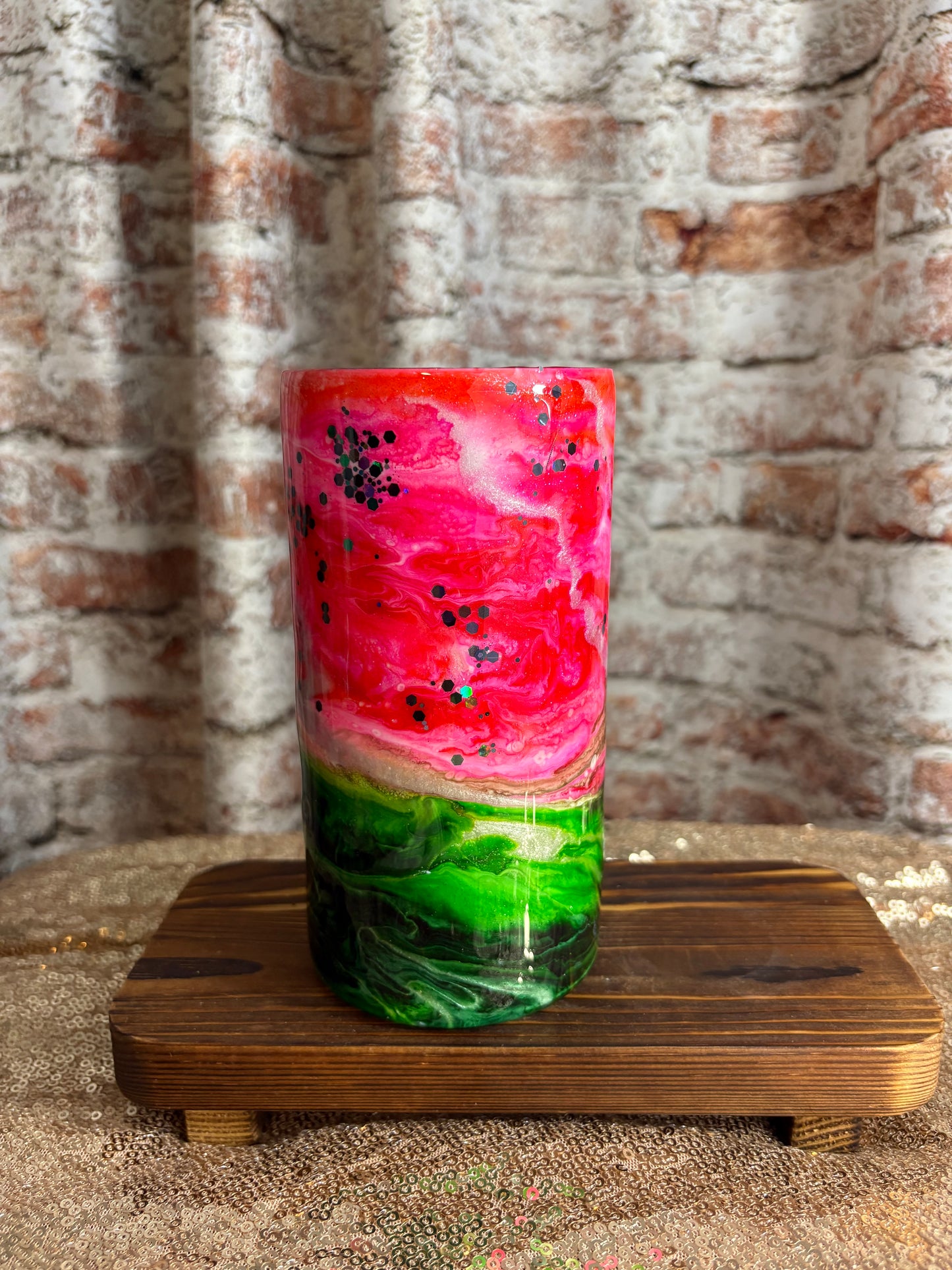 🍉 One in a Melon – 12oz 4-in-1 Custom Can Cooler! 🍉