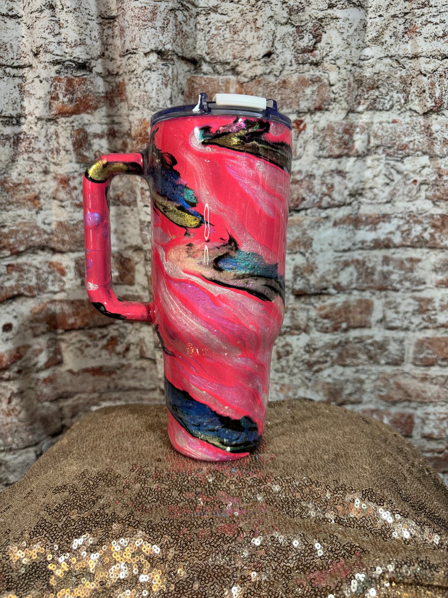 Pink swirl