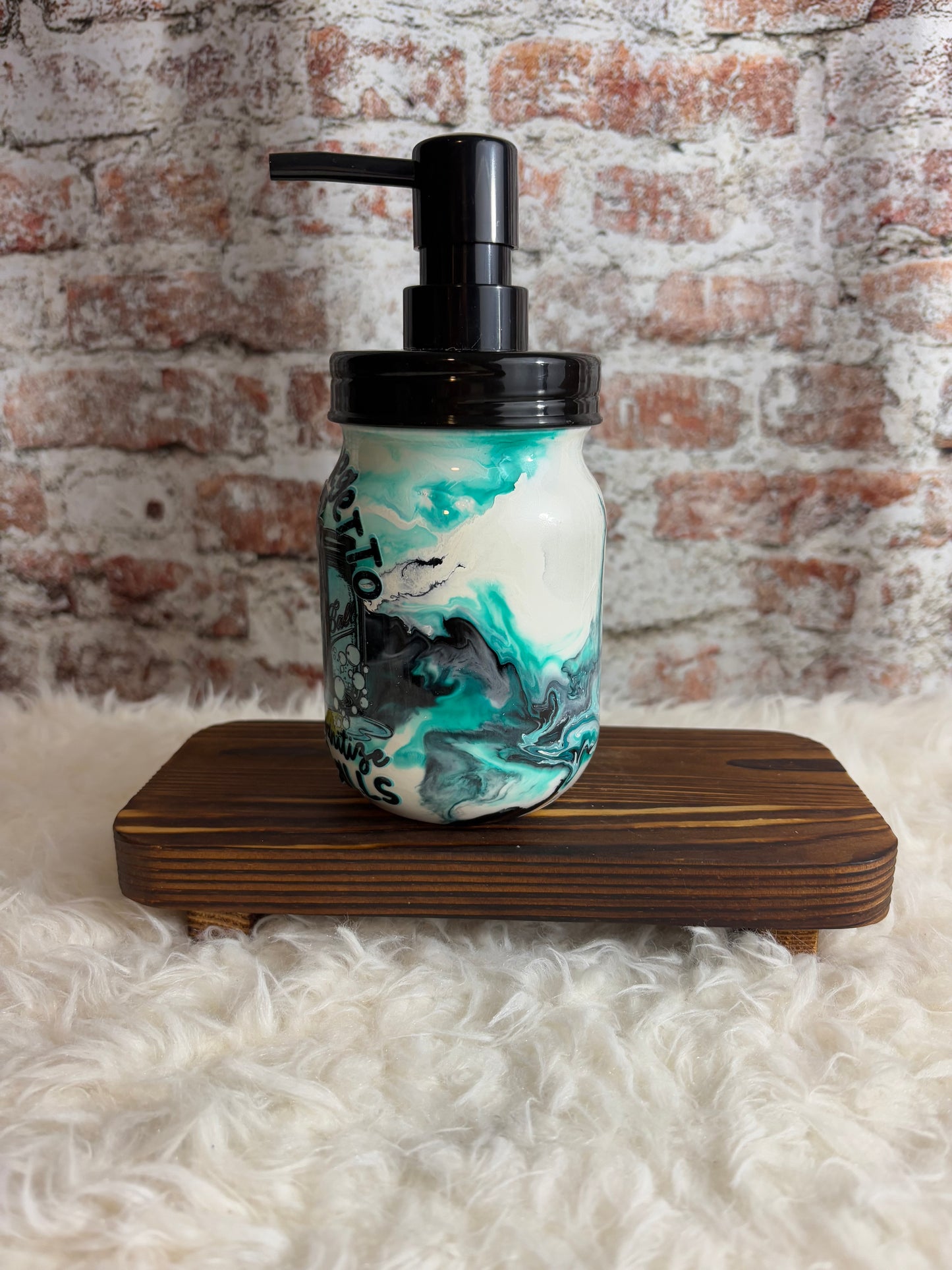 🧼 Quirky Clean Vibes – 16oz Soap Dispenser