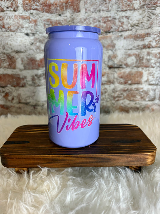 Sippin’ in Color – 16 oz Summer Vibes Tumbler