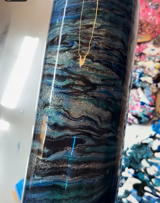🌌 Midnight Abyss – 30 oz Fatty Tumbler 🌌